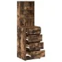 Highboard de Roble Ahumado 40x41x135 cm de Madera Elaborada by , Sideboards - Ref: Foro24-865050, Price: 90,63 €, Discount: -5%%