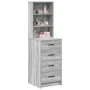 Alacena Gris Sonoma 40x41x135 cm Madera elaborada by , Sideboards - Ref: Foro24-865051, Price: 94,36 €, Discount: -5%%