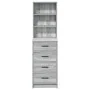 Alacena Gris Sonoma 40x41x135 cm Madera elaborada by , Sideboards - Ref: Foro24-865051, Price: 94,36 €, Discount: -5%%
