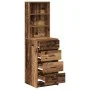 Altillo Madera Vieja 40x41x135 cm Madera Compuesta by , Sideboards - Ref: Foro24-865053, Price: 90,63 €, Discount: -5%%