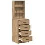 Highboard Roble Artesanal 40x41x135 cm Madera Elaborada by , Sideboards - Ref: Foro24-865054, Price: 90,52 €, Discount: -5%%