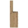 Highboard Roble Artesanal 40x41x135 cm Madera Elaborada by , Sideboards - Ref: Foro24-865054, Price: 90,52 €, Discount: -5%%