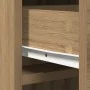 Highboard Roble Artesanal 40x41x135 cm Madera Elaborada by , Sideboards - Ref: Foro24-865054, Price: 90,52 €, Discount: -5%%