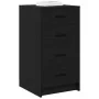 Aparador Roble Negro 40x41x75 cm Madera Elaborada by , Sideboards - Ref: Foro24-865056, Price: 81,98 €, Discount: -5%%