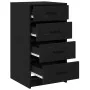Aparador Roble Negro 40x41x75 cm Madera Elaborada by , Sideboards - Ref: Foro24-865056, Price: 81,98 €, Discount: -5%%
