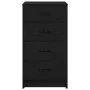Aparador Roble Negro 40x41x75 cm Madera Elaborada by , Sideboards - Ref: Foro24-865056, Price: 81,98 €, Discount: -5%%
