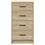 Buffet de roble Sonoma 40x41x75 cm de madera contrachapada by , Sideboards - Ref: Foro24-865057, Price: 77,37 €, Discount: -5%%