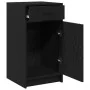 Sideboard Negro Roble 40x41x75 cm Madera elaborada | Foro24.es | Tu tienda online para hogar, jardín y más Foro24.es