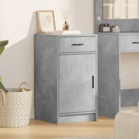 Mueble de Entrada Gris Concreto 40x41x75 cm