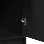 Armario Alto en Roble Negro - 40x41x135 cm, Hecho de Madera Ingenierizada von , Sideboards - Ref: Foro24-865074, Preis: 82,53...