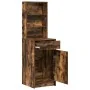 Gabinete Alto en Roble Ahumado, 40x41x135 cm, Hecho de Madera Elaborada von , Sideboards - Ref: Foro24-865077, Preis: 78,06 €...