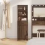 Armario Alto Roble Marrón 40x41x135 cm Madera Elaborada de , Aparadores - Ref: Foro24-865079, Precio: 80,34 €, Descuento: -5%%