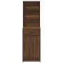 Armario Alto Roble Marrón 40x41x135 cm Madera Elaborada de , Aparadores - Ref: Foro24-865079, Precio: 80,34 €, Descuento: -5%%
