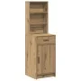 Gabinete alto de roble artesanal 40x41x135 cm de madera de ingeniería by , Sideboards - Ref: Foro24-865081, Price: 78,17 €, D...