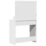 Mesa de tocador con luces LED, Blanca, 79x41x135 cm de , Tocadores para dormitorios - Ref: Foro24-865082, Precio: 126,66 €, D...