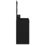 Mesa de tocador con luces LED negra en roble, 79x41x135 cm de , Tocadores para dormitorios - Ref: Foro24-865083, Precio: 130,...