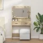 Mesa de Tocador con Luces LED Roble Sonoma 79x41x135 cm | Foro24.es | Tu tienda online para hogar, jardín y más Foro24.es