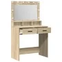 Mesa de Tocador con Luces LED Roble Sonoma 79x41x135 cm | Foro24.es | Tu tienda online para hogar, jardín y más Foro24.es