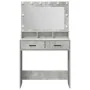 Tocador con Luces LED Gris Concreto 79x41x135 cm | Foro24.es | Tu tienda online para hogar, jardín y más Foro24.es