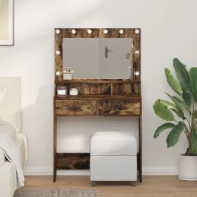 Comprar Mesa de tocador con luces LED de madera