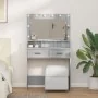 Tocador con Luces LED Gris Sonoma 79x41x135 cm de by , Bedroom Dressers - Ref: Foro24-865087, Price: 126,66 €, Discount: -5%%