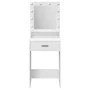 Mesa de tocador con luces LED blanca 50x41x135 cm | Foro24.es | Tu tienda online para hogar, jardín y más Foro24.es