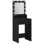 Mesa de tocador con luces LED en color roble negro 50x41x135 cm | Foro24.es | Tu tienda online para hogar, jardín y más Foro24.es