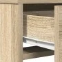 Mesa de tocador con luces LED, color Roble Sonoma, 50x41x135 cm de , Tocadores para dormitorios - Ref: Foro24-865093, Precio:...