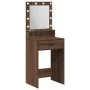 Mesa de maquillaje con luces LED marrón roble 50x41x135 cm | Foro24.es | Tu tienda online para hogar, jardín y más Foro24.es