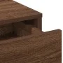 Mesa de maquillaje con luces LED marrón roble 50x41x135 cm | Foro24.es | Tu tienda online para hogar, jardín y más Foro24.es