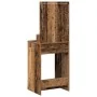 Mesa de tocador con luces LED de madera envejecida 50x41x135 cm | Foro24.es | Tu tienda online para hogar, jardín y más Foro24.es