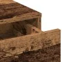 Mesa de tocador con luces LED de madera envejecida 50x41x135 cm | Foro24.es | Tu tienda online para hogar, jardín y más Foro24.es