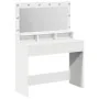 mesa de tocador blanca con luces LED - 100x41x135 cm von , Schlafzimmerkommoden - Ref: Foro24-865100, Preis: 131,68 €, Rabatt...