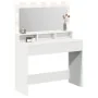 mesa de tocador blanca con luces LED - 100x41x135 cm von , Schlafzimmerkommoden - Ref: Foro24-865100, Preis: 131,68 €, Rabatt...