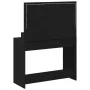 Tocador con luces LED negro y roble, 100x41x135 cm | Foro24.es | Tu tienda online para hogar, jardín y más Foro24.es