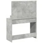 Mesa de tocador con luces LED Gris Concreto 100x41x135 cm | Foro24.es | Tu tienda online para hogar, jardín y más Foro24.es