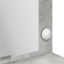 Mesa de tocador con luces LED Gris Concreto 100x41x135 cm | Foro24.es | Tu tienda online para hogar, jardín y más Foro24.es