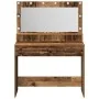 Mesa de Tocador con Luces LED - Madera Vintage - 100x41x135 cm | Foro24.es | Tu tienda online para hogar, jardín y más Foro24.es