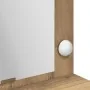 Mesa de maquillaje con luces LED en roble artesanal, 100x41x135 cm | Foro24.es | Tu tienda online para hogar, jardín y más Foro24.es