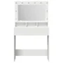 Mesa de tocador con luces LED blancas 79x41x135 cm by , Bedroom Dressers - Ref: Foro24-865109, Price: 115,34 €, Discount: -5%%