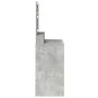 Tocador con Luces LED Gris Concreto 79x41x135 cm | Foro24.es | Tu tienda online para hogar, jardín y más Foro24.es