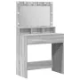 Mesa tocador con luces LED Gris Sonoma 79x41x135 cm | Foro24.es | Tu tienda online para hogar, jardín y más Foro24.es