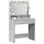 Mesa tocador con luces LED Gris Sonoma 79x41x135 cm | Foro24.es | Tu tienda online para hogar, jardín y más Foro24.es