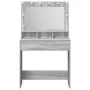 Mesa tocador con luces LED Gris Sonoma 79x41x135 cm | Foro24.es | Tu tienda online para hogar, jardín y más Foro24.es