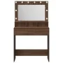 Mesa de Tocador con Luces LED en Roble Marrón 79x41x135 cm | Foro24.es | Tu tienda online para hogar, jardín y más Foro24.es