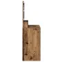 Mesa de tocador con luces LED de madera antigua 79x41x135 cm | Foro24.es | Tu tienda online para hogar, jardín y más Foro24.es