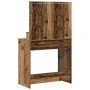 Mesa de tocador con luces LED de madera antigua 79x41x135 cm | Foro24.es | Tu tienda online para hogar, jardín y más Foro24.es