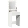 Mesa de tocador con luces LED blanca 50x41x135 cm | Foro24.es | Tu tienda online para hogar, jardín y más Foro24.es
