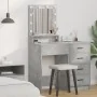 Mesa de maquillaje con luces LED gris concreto 50x41x135 cm | Foro24.es | Tu tienda online para hogar, jardín y más Foro24.es