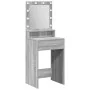 Mesa de tocador con luces LED en Gris Sonoma - 50x41x135 cm | Foro24.es | Tu tienda online para hogar, jardín y más Foro24.es